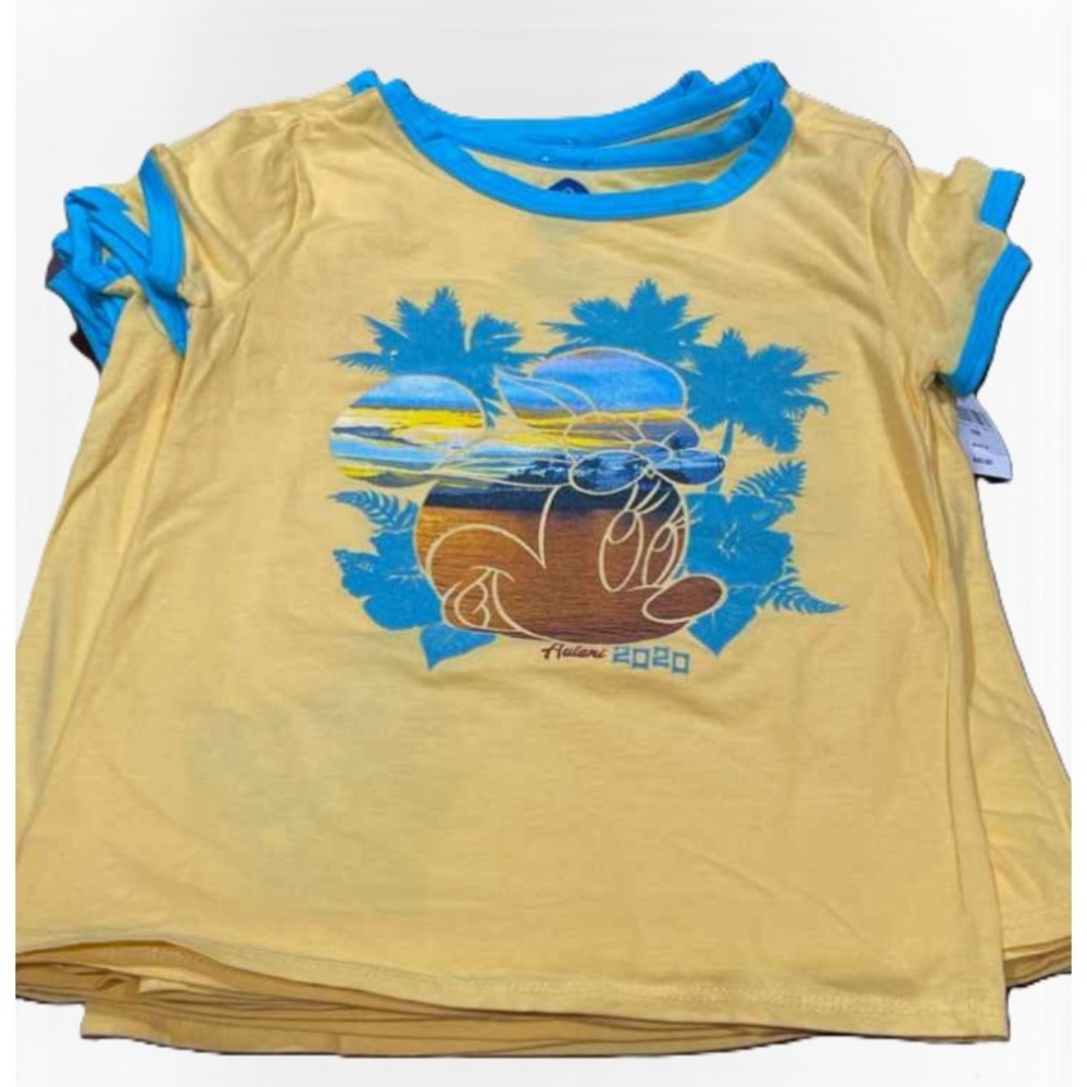 Disney Aulani Girls T-Shirt, Yellow, Small